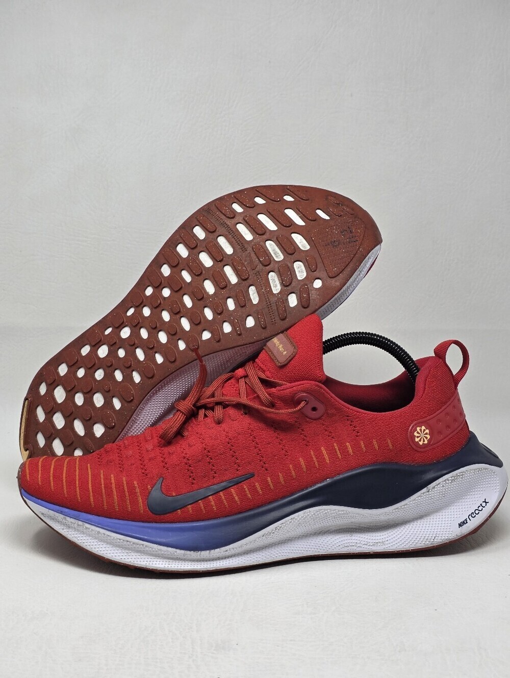 Nike ReactX Infinity Run 4 University Red Midnight Navy DR2665-600 Men's Size 13